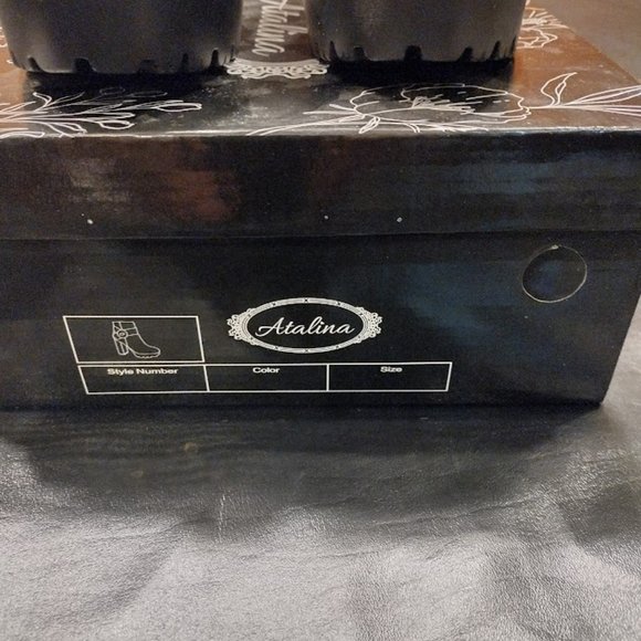 ATALINA PLATFORM BUCKLED SHORT BOOTS - Picture 10 of 15